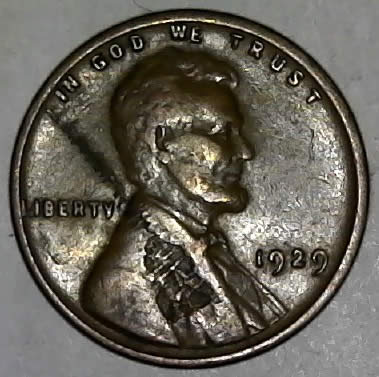 1929-P-Lincoln-Wheat-Cent-With-Nice-Delamination-Thank-You-Ramjethero!
